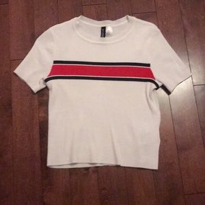 White Top with three strips